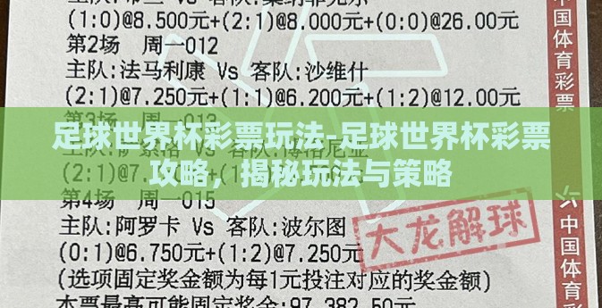 足球世界杯彩票玩法-足球世界杯彩票攻略，揭秘玩法与策略
