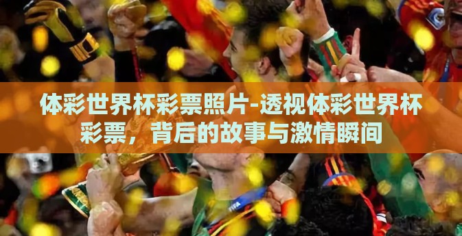 体彩世界杯彩票照片-透视体彩世界杯彩票,背后的故事与激情瞬间 体彩世界杯彩票照片-透视体彩世界杯彩票,背后的故事与激情瞬间