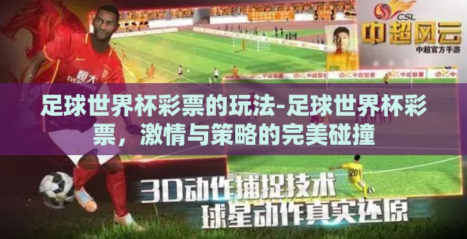 足球世界杯彩票的玩法-足球世界杯彩票，激情与策略的完美碰撞