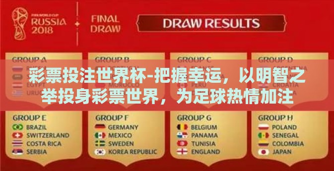 彩票投注世界杯-把握幸运，以明智之举投身彩票世界，为足球热情加注