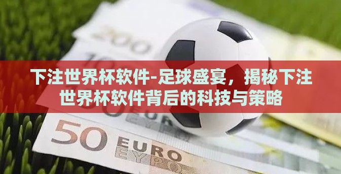 下注世界杯软件-足球盛宴，揭秘下注世界杯软件背后的科技与策略