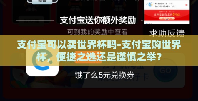 支付宝可以买世界杯吗-支付宝购世界杯，便捷之选还是谨慎之举？
