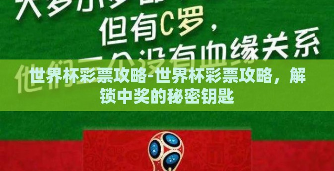 世界杯彩票攻略-世界杯彩票攻略，解锁中奖的秘密钥匙