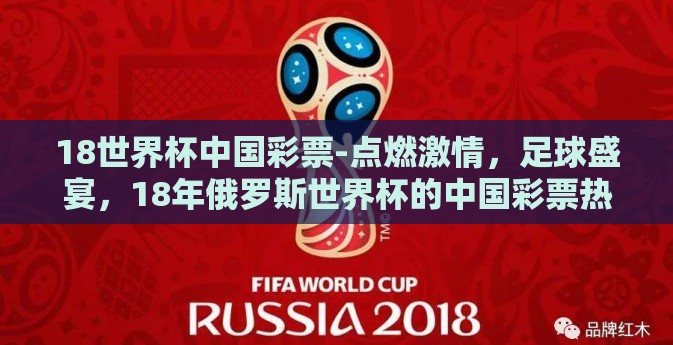 18世界杯中国彩票-点燃激情，足球盛宴，18年俄罗斯世界杯的中国彩票热潮